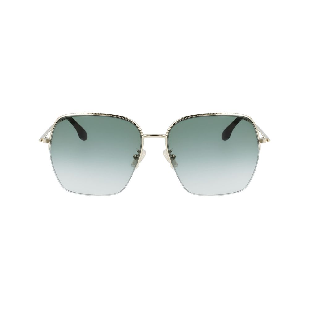 Victoria beckham gouden metalen zonnebril