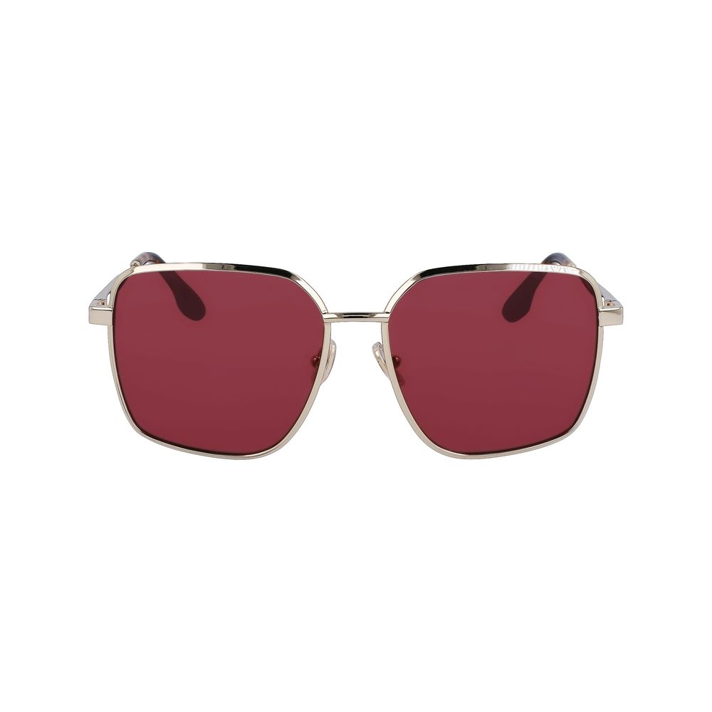 Victoria beckham gouden metalen zonnebril