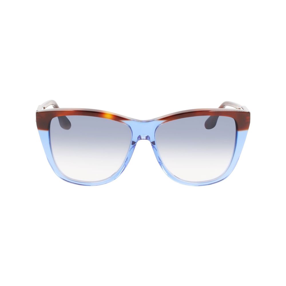 Victoria beckham zonnebril van blauw acetaat