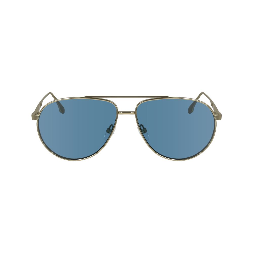 Victoria beckham gouden metalen zonnebril