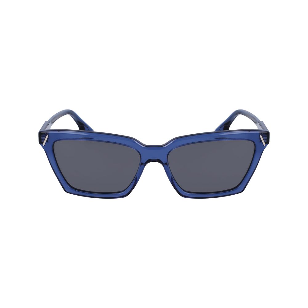 Victoria beckham zonnebril van blauw acetaat