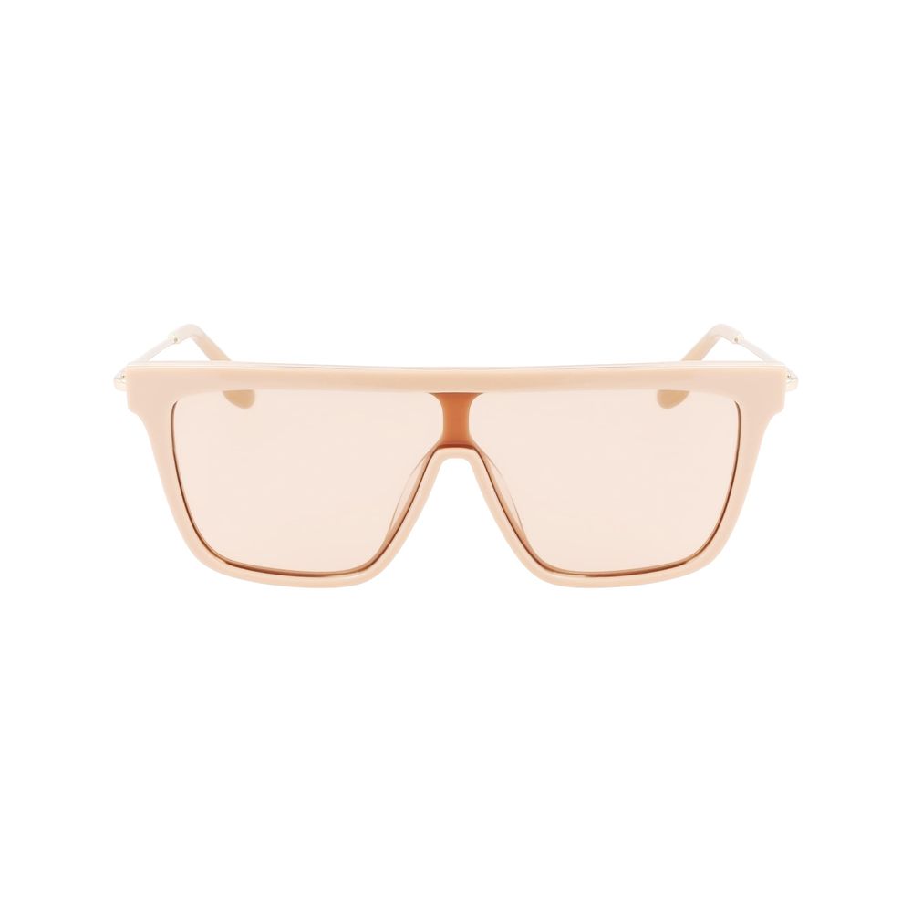 Victoria beckham zonnebril van beige acetaat