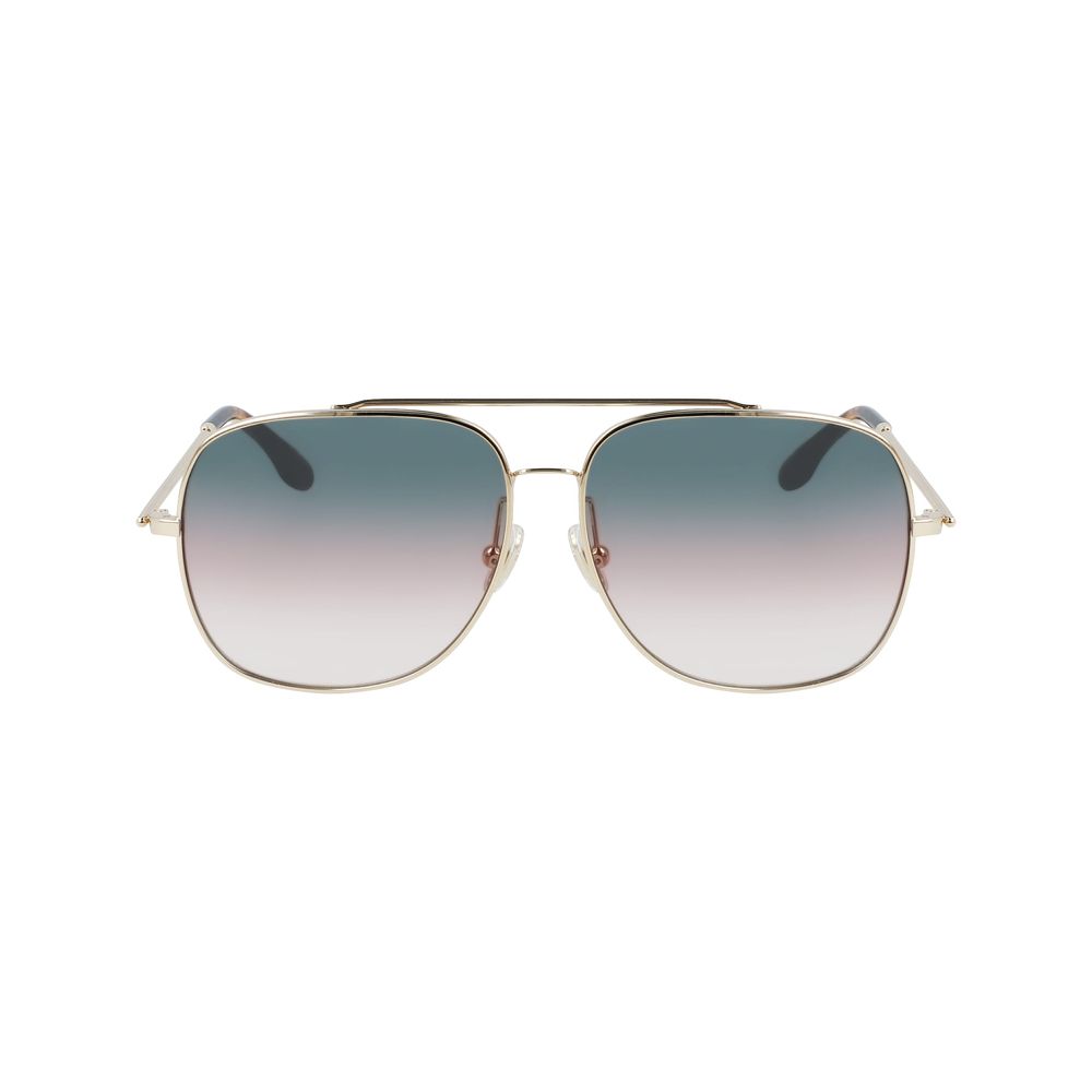 Victoria beckham gouden metalen zonnebril